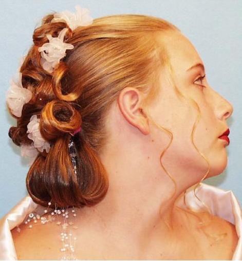 свадебная прическа для молодой девушки