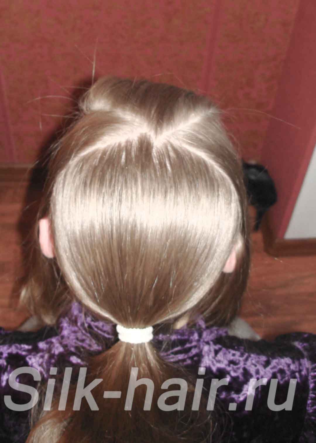 бант из волос