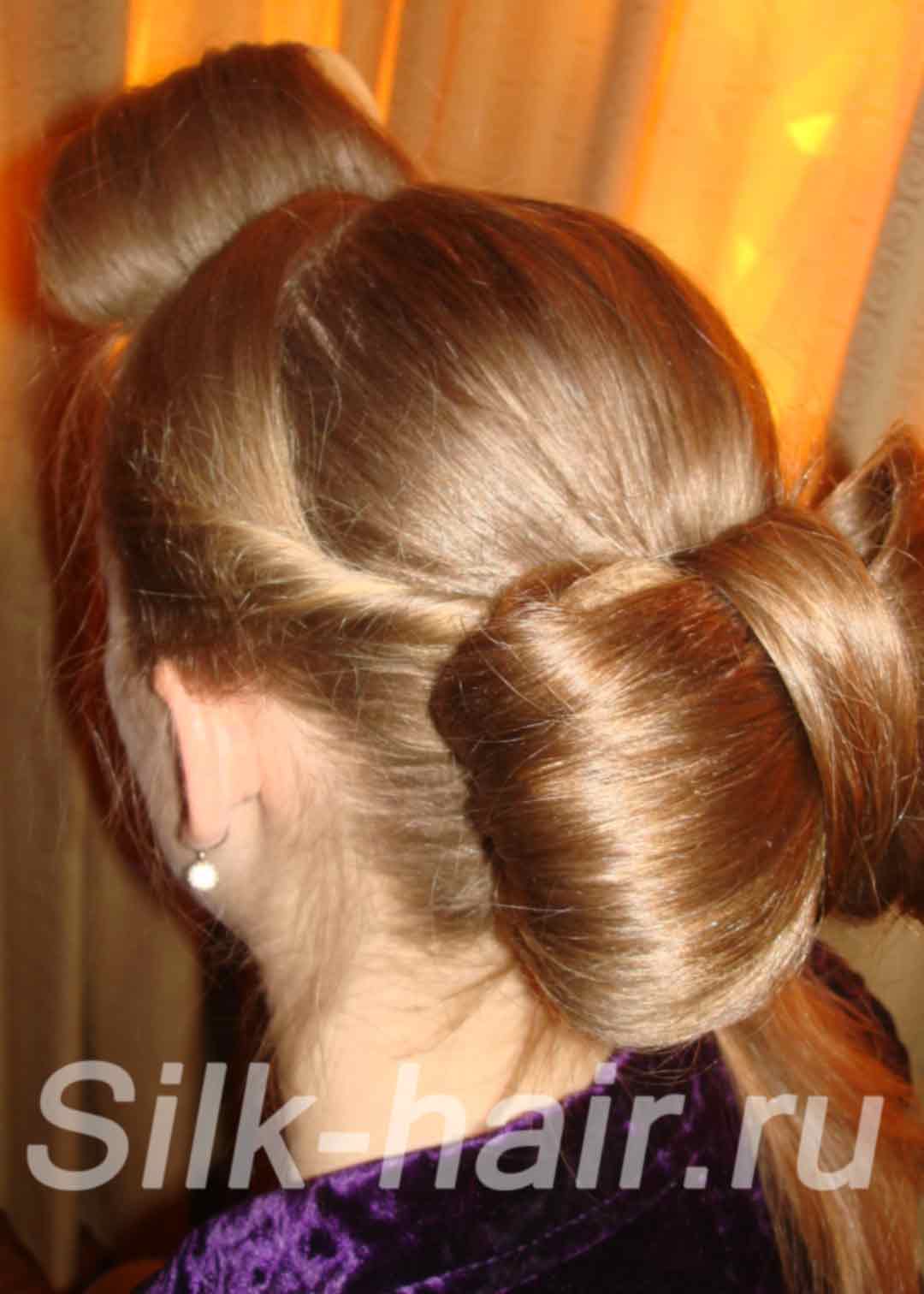 бант из волос